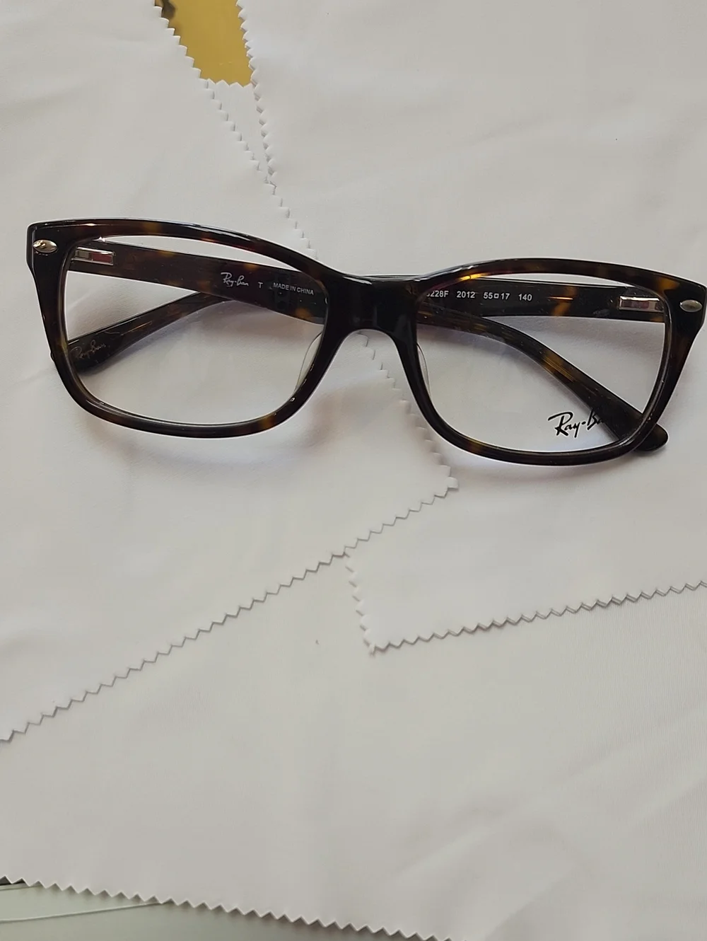 Ray-Ban Women’s Tortoiseshell Rectangle Eyeglass Frames - Brown/Black